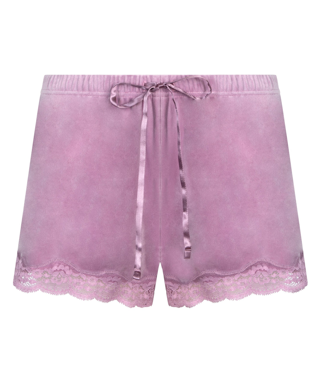 SHORT VELOURS SCALLOP LACE - Orchid Haze