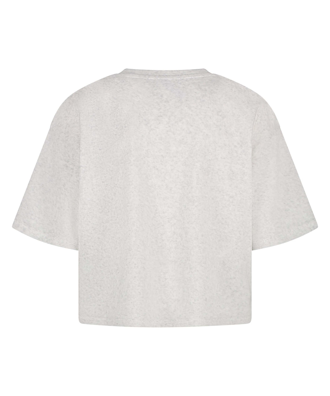 Top SS Cotton Velours - Light Grey Melange