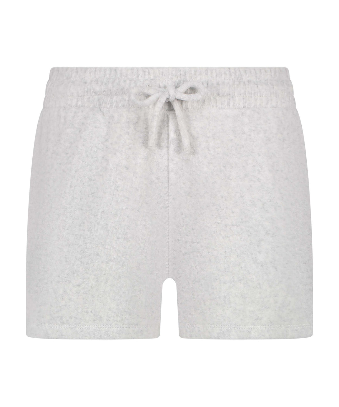 Short Cotton Velours - Light Grey Melange