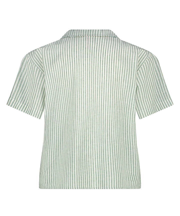 Jacket SS Linen Stripe - Ponderosa Pine