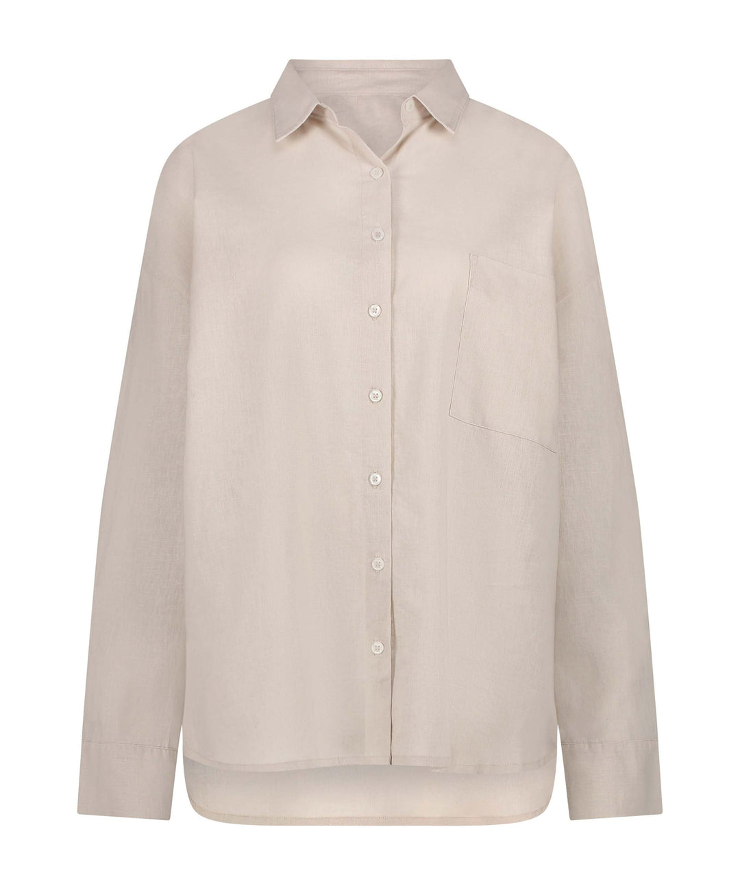 Jacket LS Linen - Almond Peach