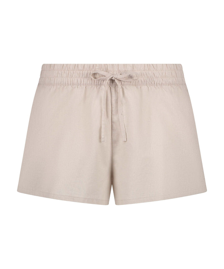 Short Linen - Almond Peach