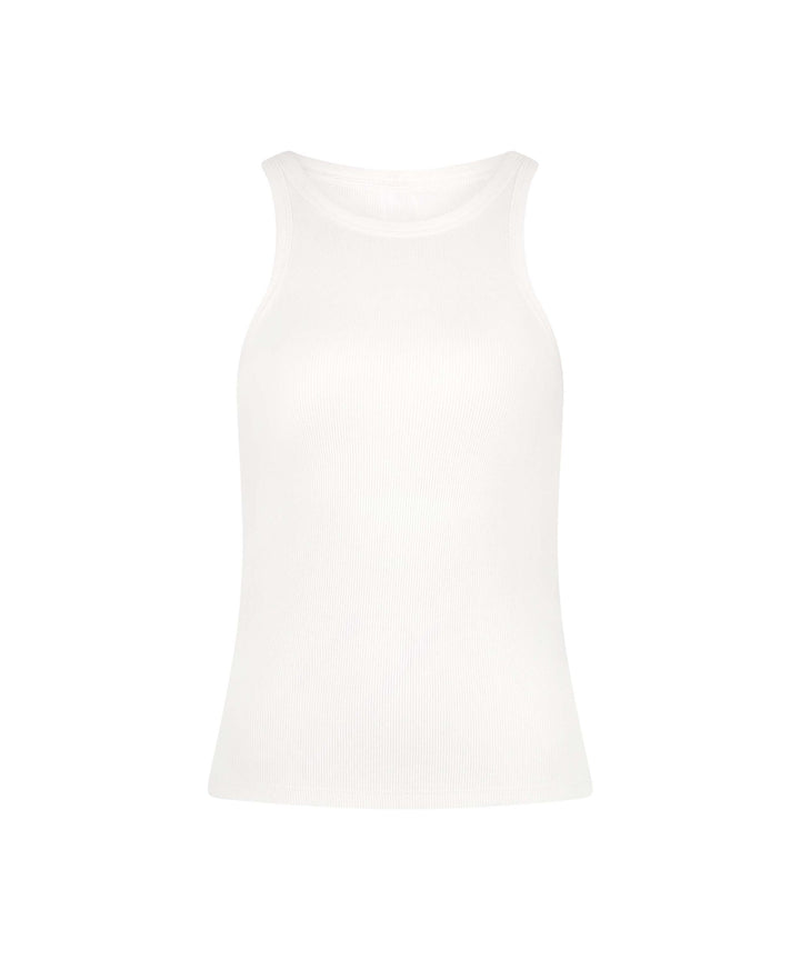 Singlet Tank Top Cotton - Snow White