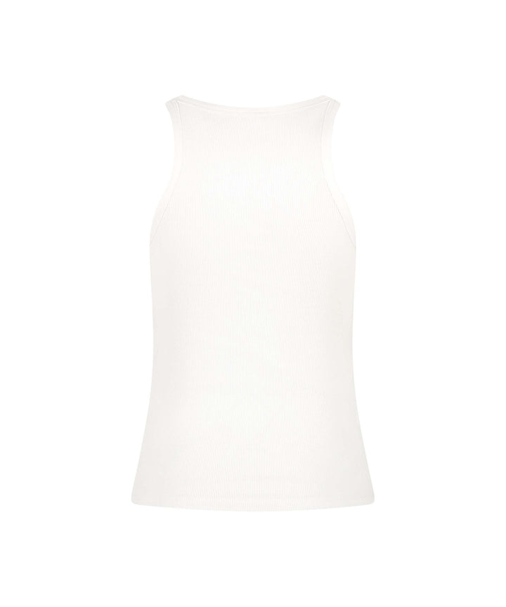 Singlet Tank Top Cotton - Snow White