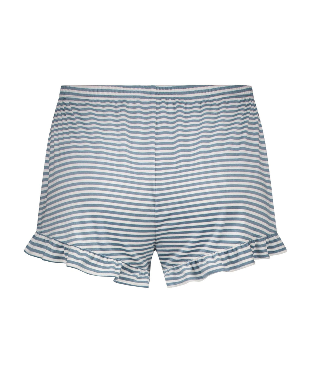 Short Velours Ruffle Stripe - Coronet Blue