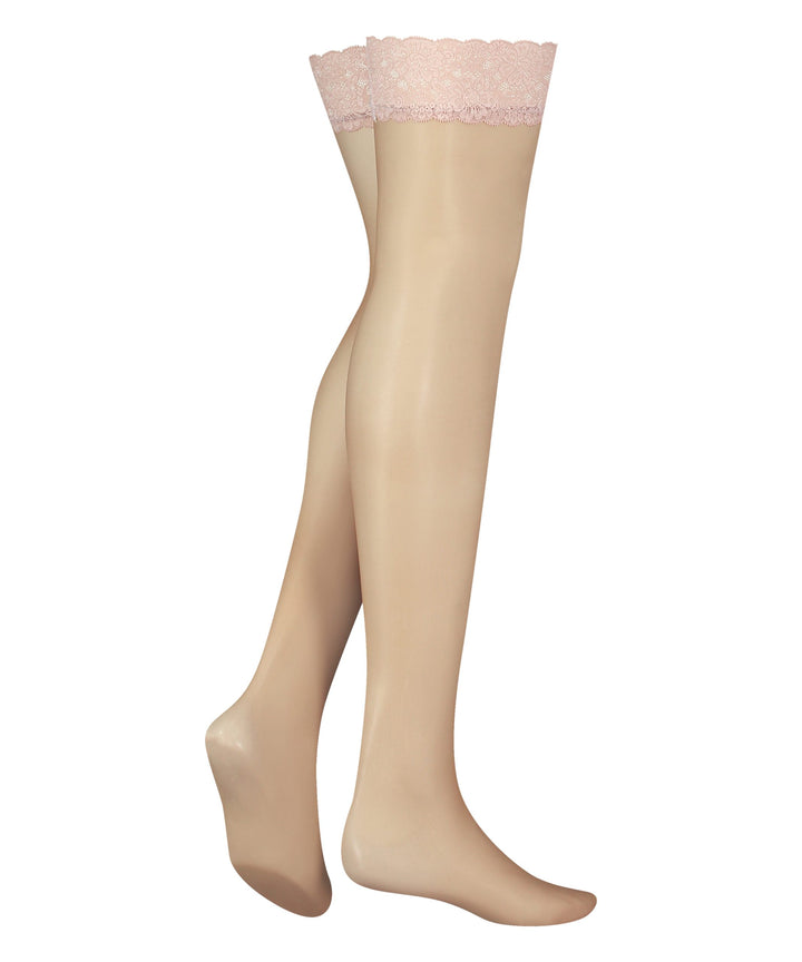 ST 15DEN Noir AL Chalice Floral - Nude