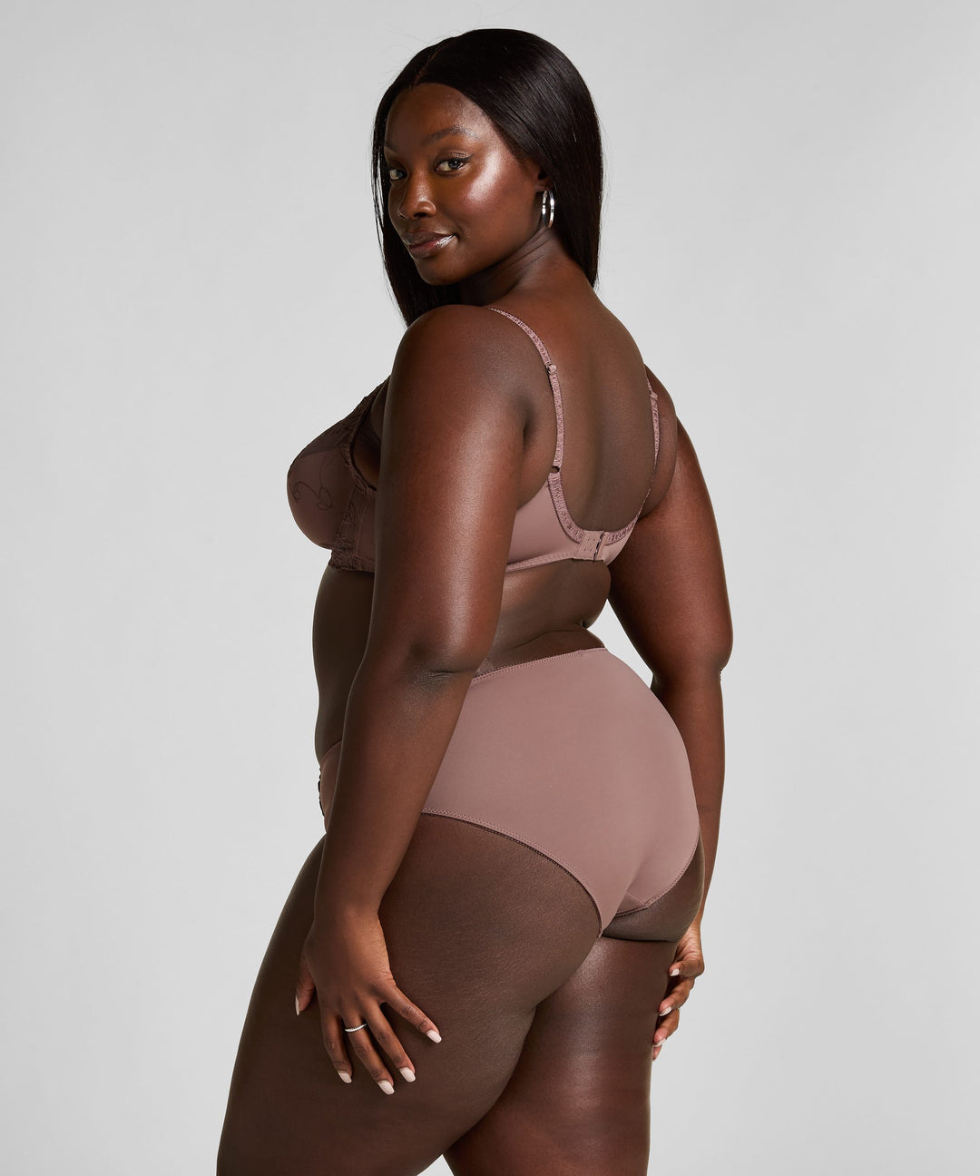 Diva Non-Padded Underwired Bra - Peppercorn