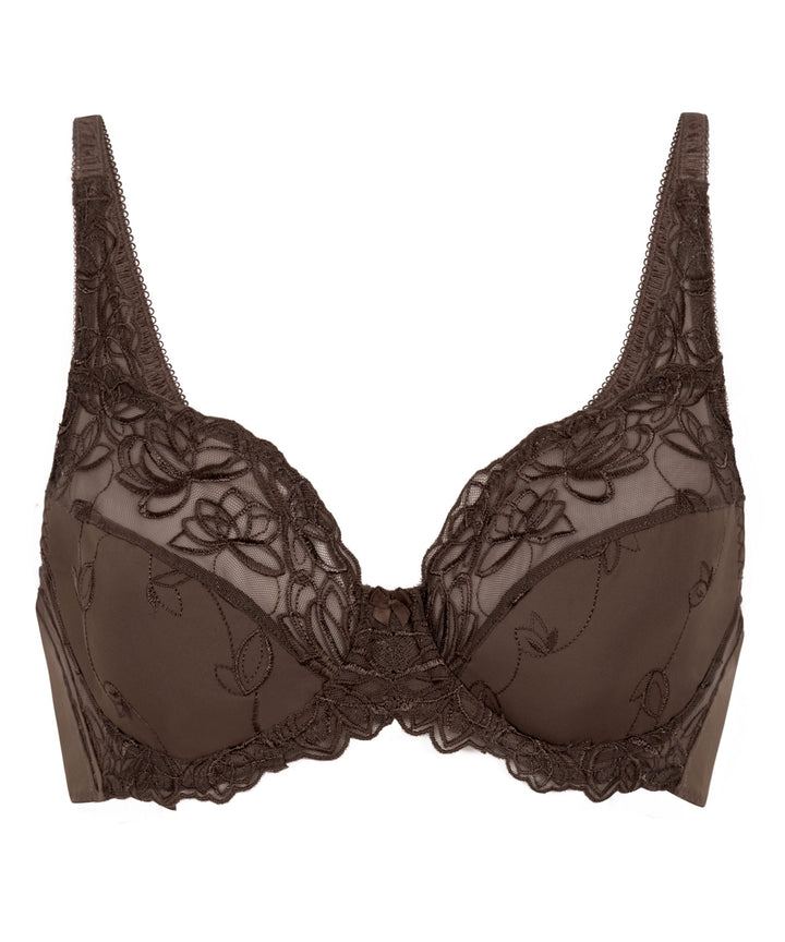 Diva Non-Padded Underwired Bra - Peppercorn