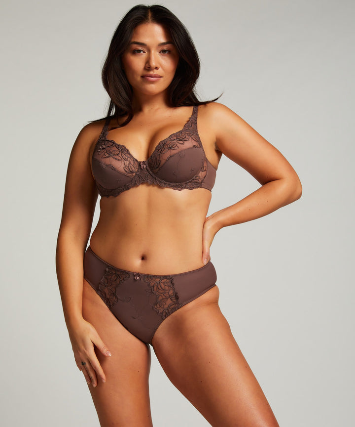 Diva High Knickers - Peppercorn