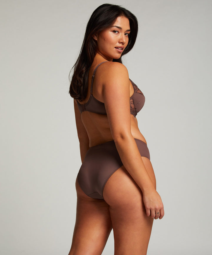 Diva High Knickers - Peppercorn