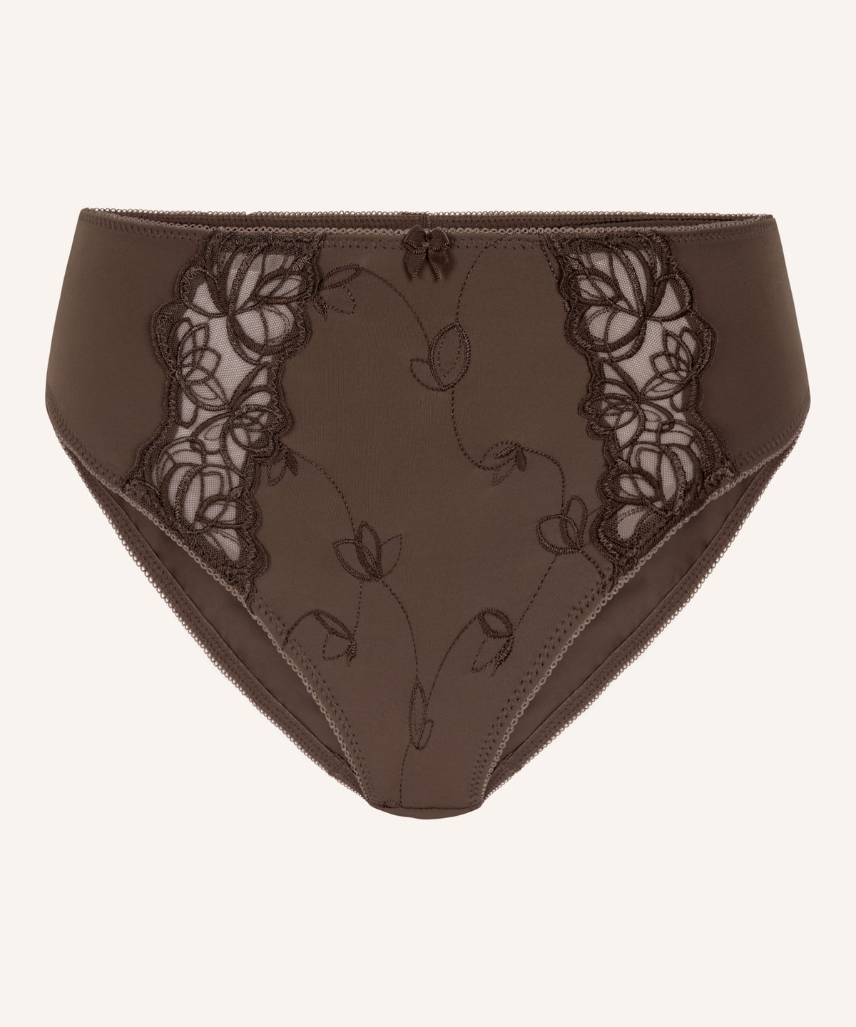 Diva High Knickers - Peppercorn