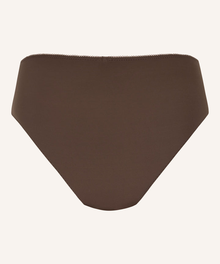 Diva High Knickers - Peppercorn