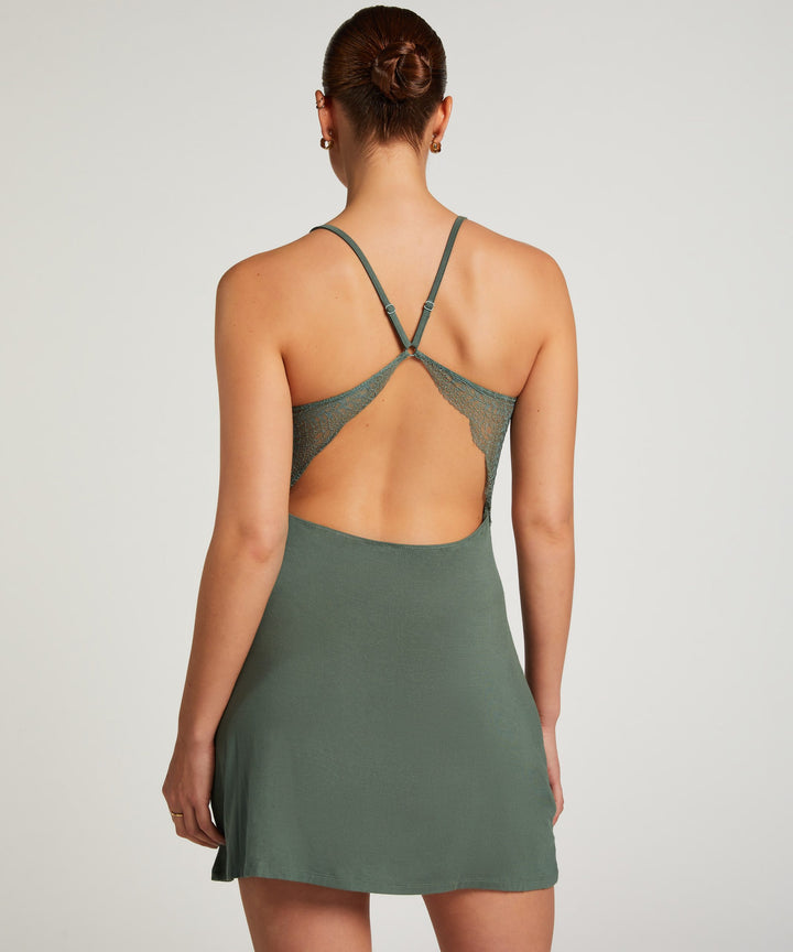 SD Jersey Lace Back Detail - Dark Forest