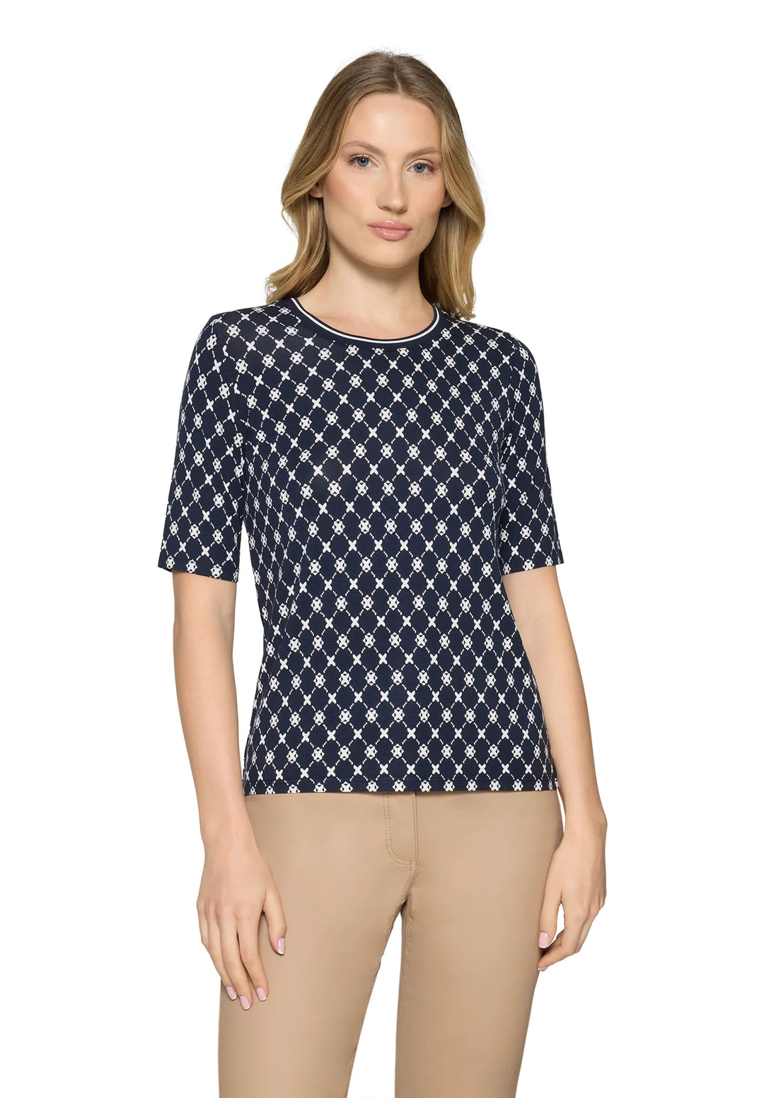 Basic Shirt with Ribbed Cuffs