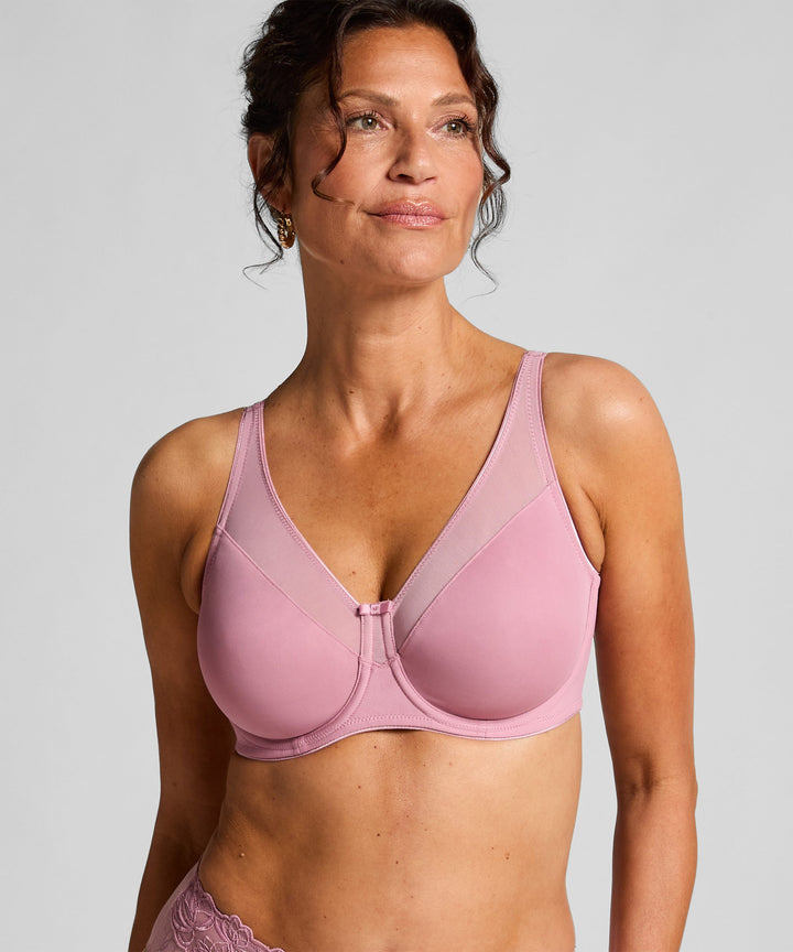 Nina Non-Padded Underwired Minimizer Bra - Lilas