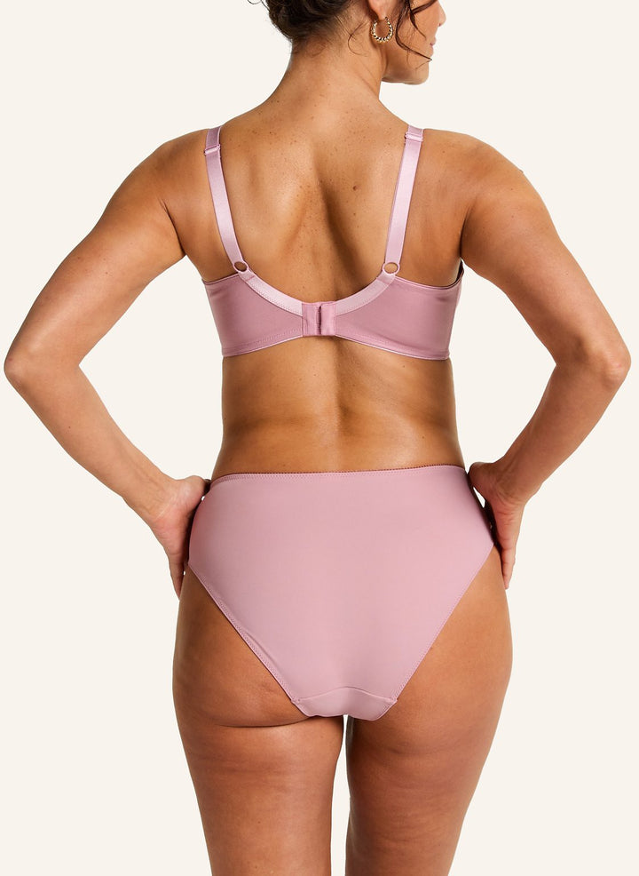 Nina Non-Padded Underwired Minimizer Bra - Lilas