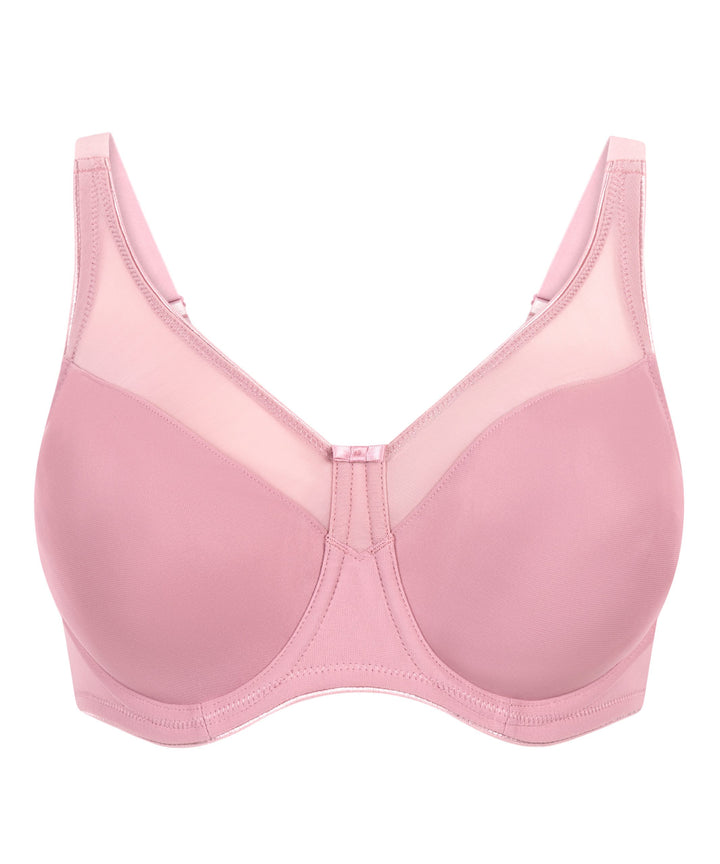 Nina Non-Padded Underwired Minimizer Bra - Lilas