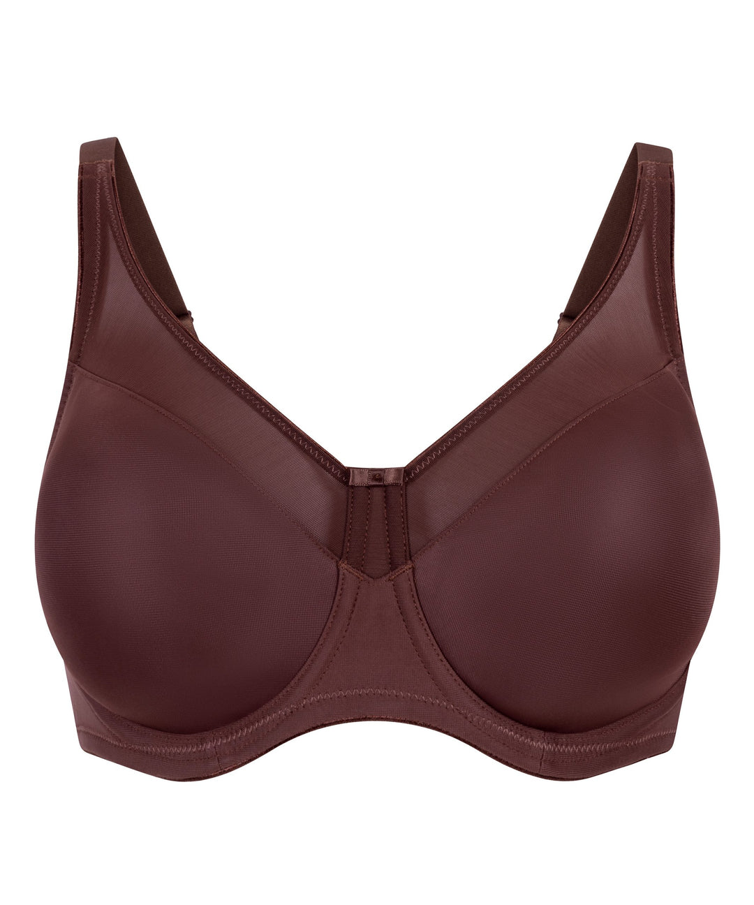 Nina Non-Padded Underwired Minimizer Bra - Chicory Coffee