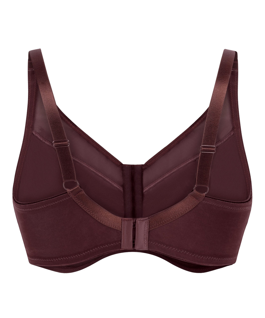 Nina Non-Padded Underwired Minimizer Bra - Chicory Coffee