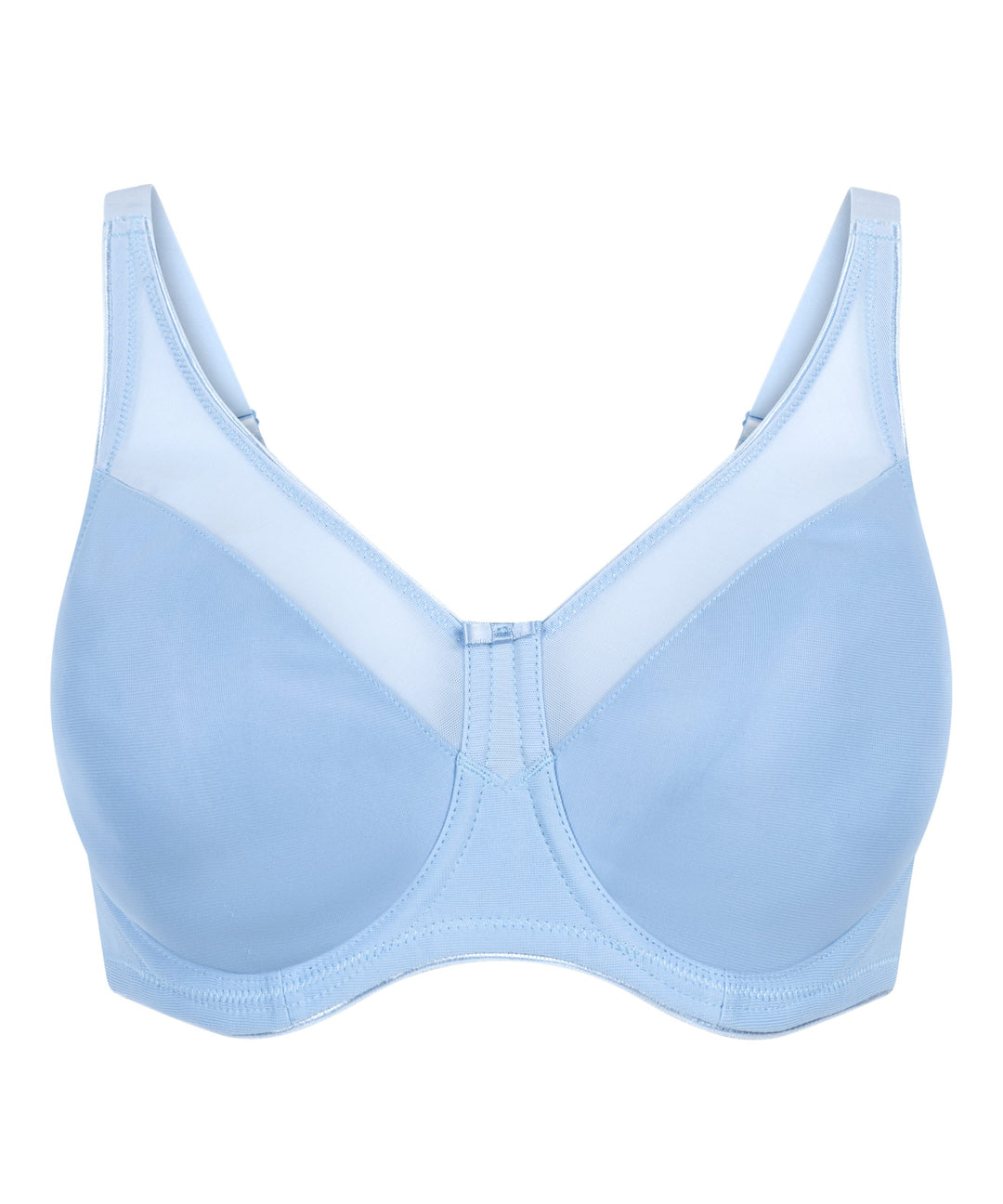 Nina Non-Padded Underwired Minimizer Bra - Bel Air Blue