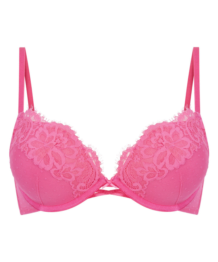 Harmony Padded Push-Up Underwired Bra - Sangria Sunset