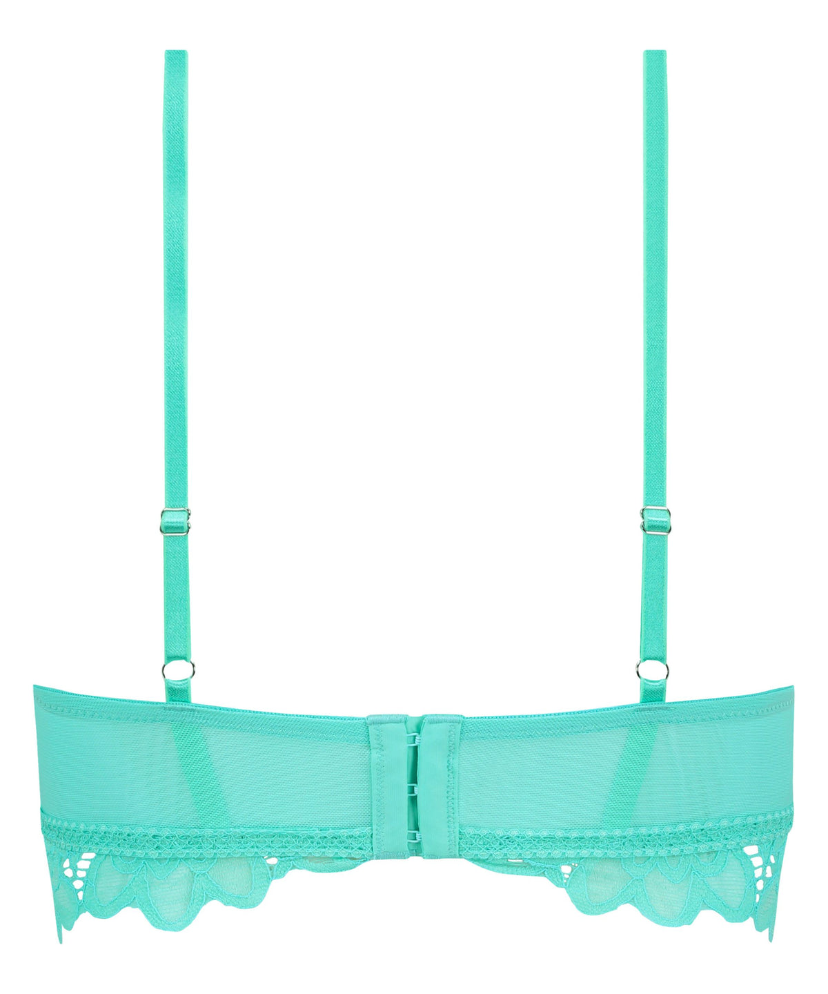 Shiloh Padded Non-wired Longline Bra - Pool Blue