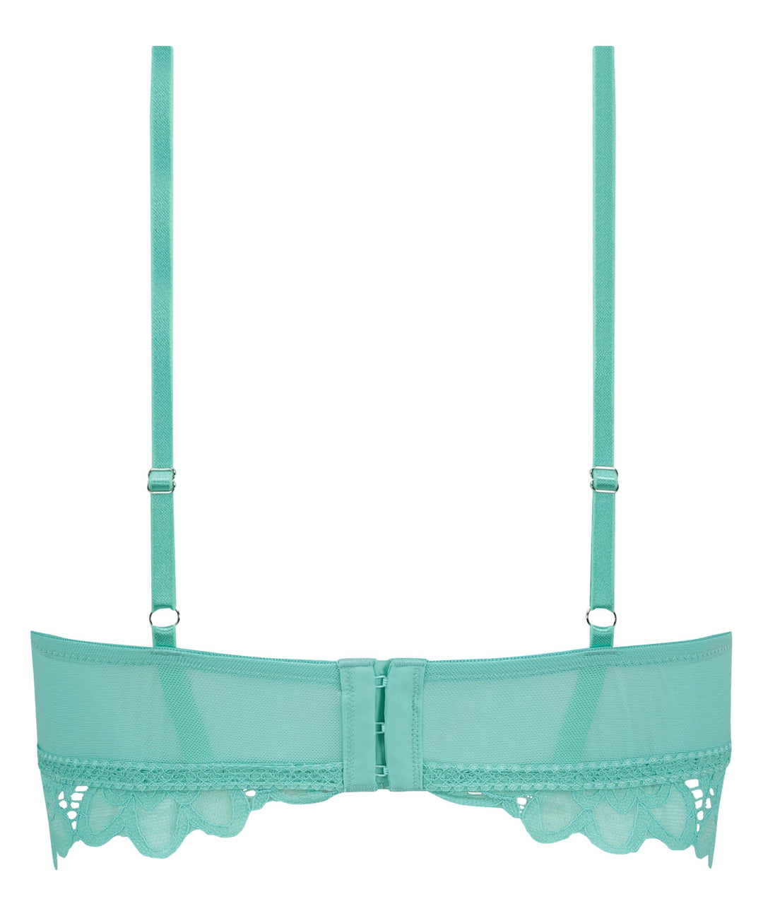 Shiloh Padded Non-wired Longline Bra - Pool Blue