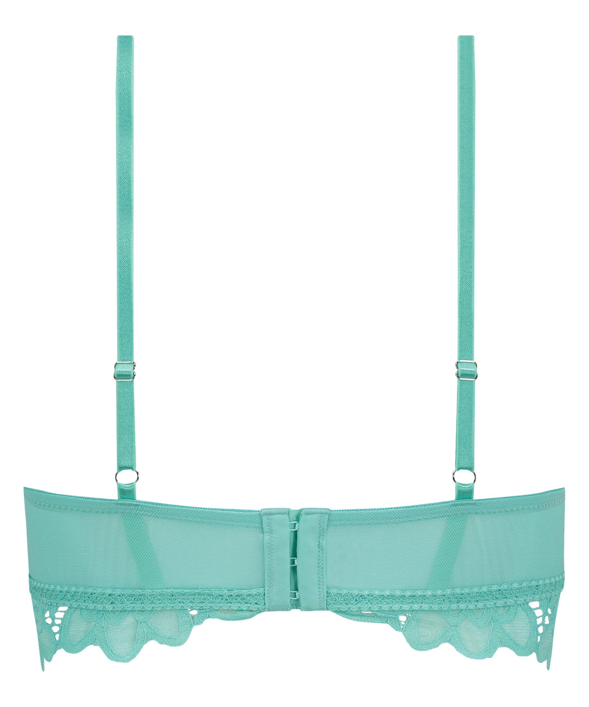 Shiloh Padded Non-wired Longline Bra - Pool Blue
