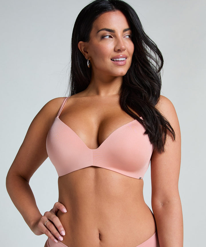 Mona padded non-underwired bra - Rose Tan