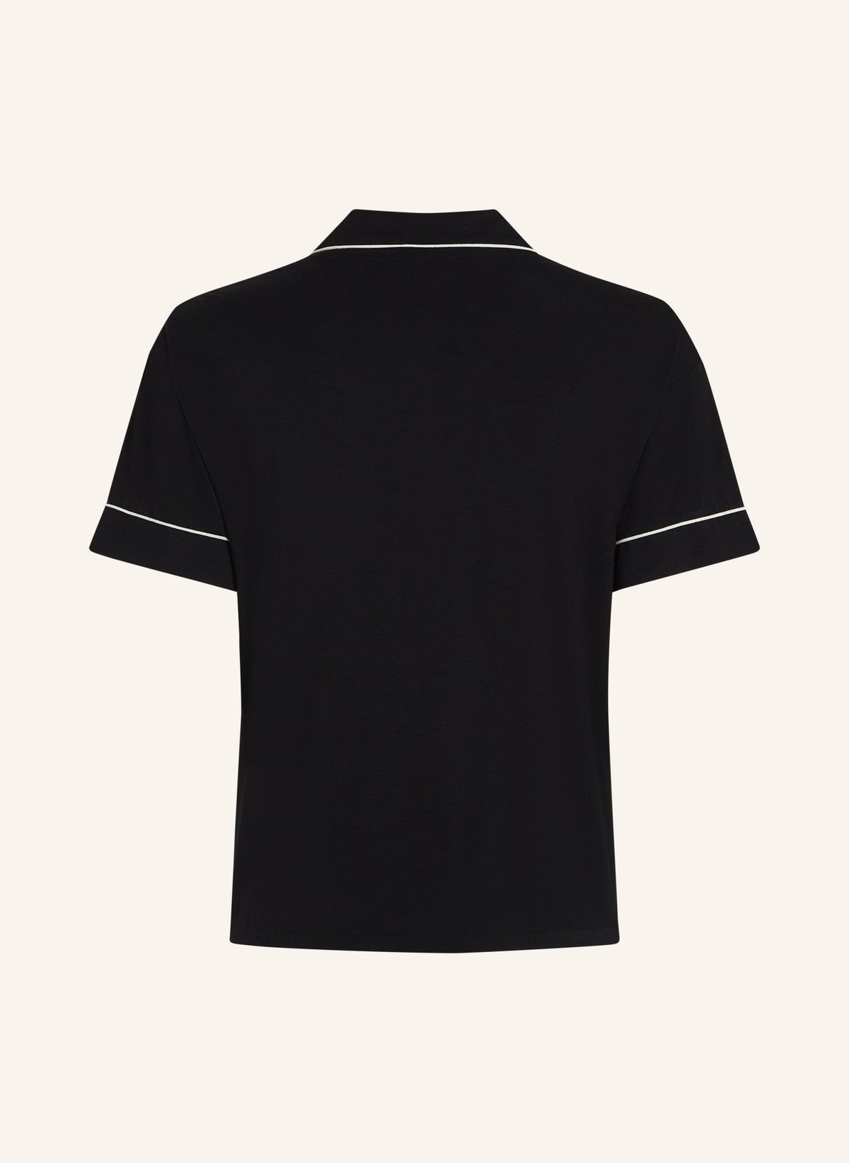 Essential Jersey Short-Sleeved Jacket - Black