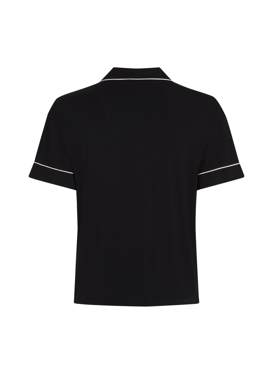 Essential Jersey Short-Sleeved Jacket - Black