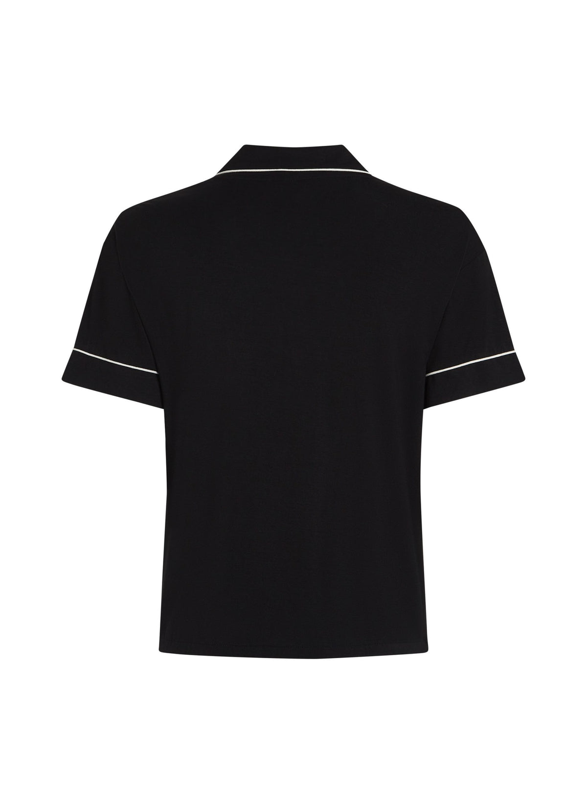 Essential Jersey Short-Sleeved Jacket - Black