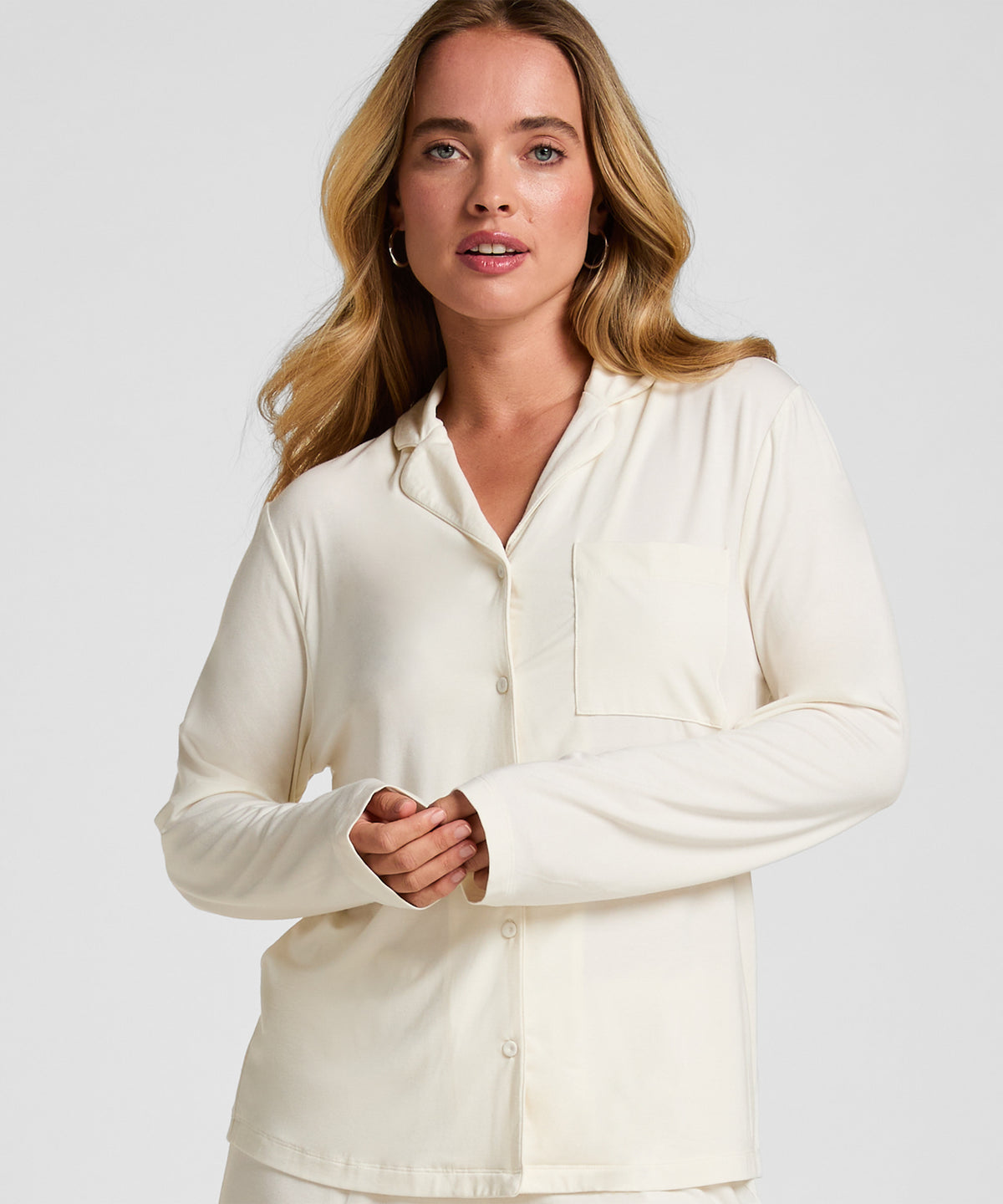 Jacket Ls Jersey Essential - Whisper White