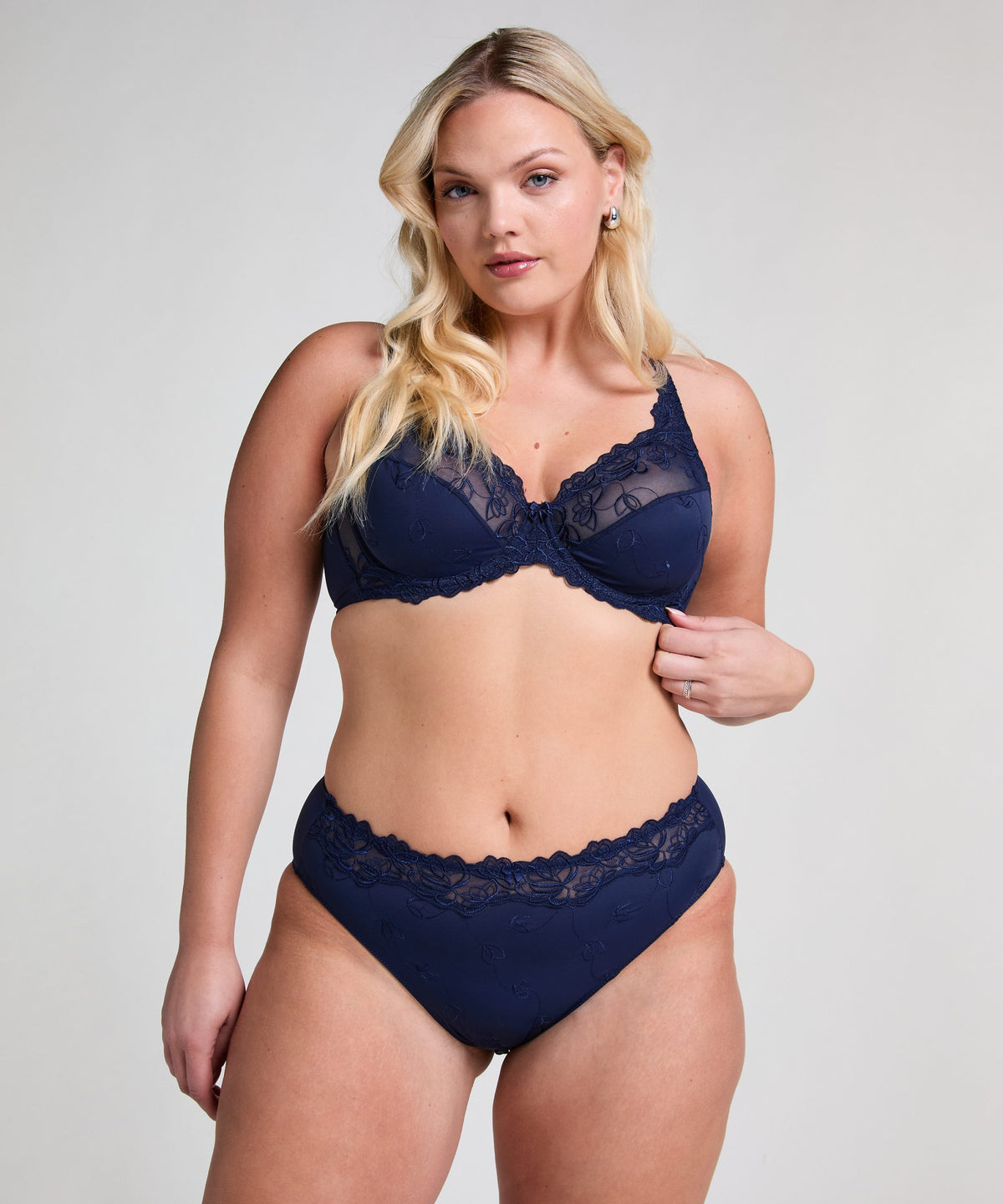 Diva Non-Padded Underwired Bra - Peacoat
