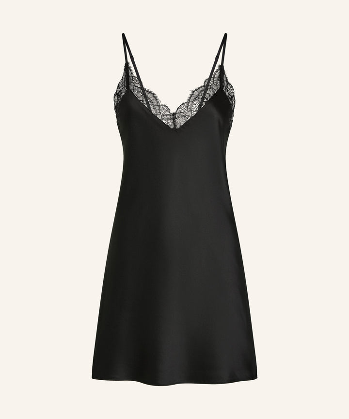 Slipdress Lace - Black