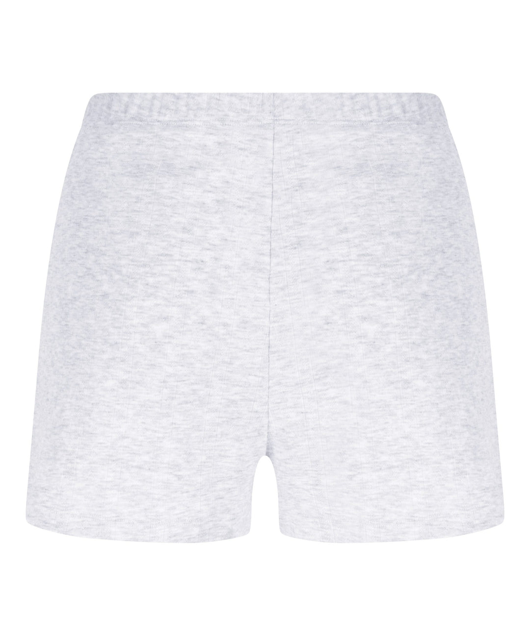 Pointelle shorts - White Grey Melee