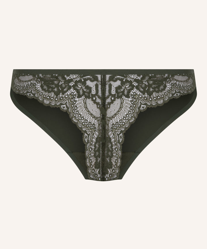 Plunge Padded Underwired Bra - Deep Depths