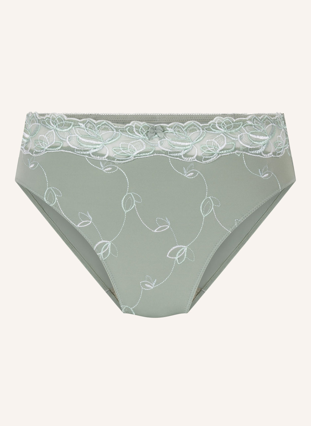 Diva High Knickers - Iceberg Green