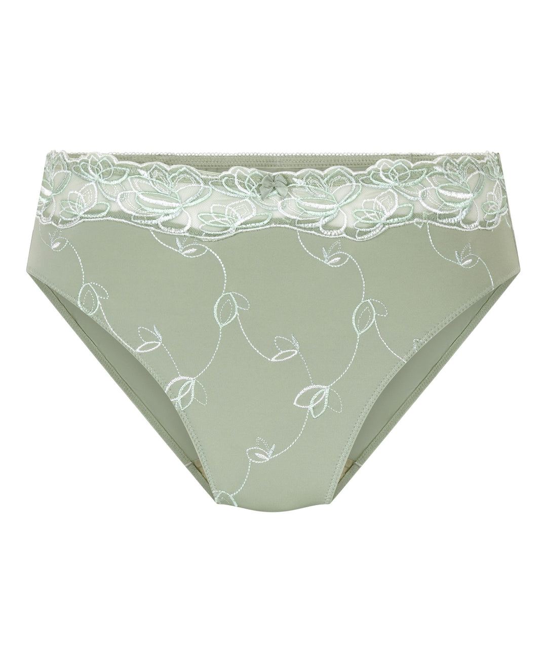 Diva High Knickers - Iceberg Green