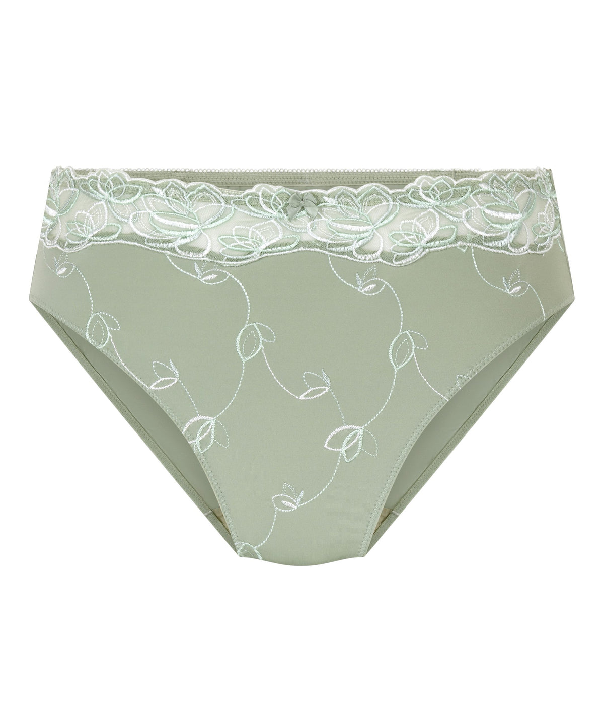 Diva High Knickers - Iceberg Green