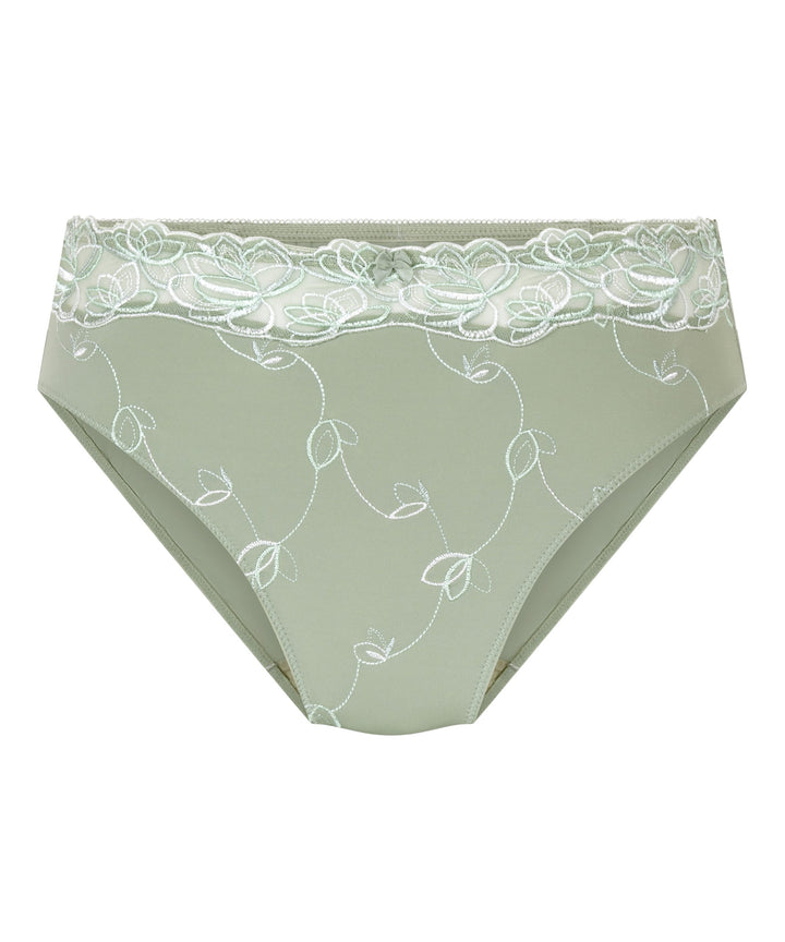 Diva High Knickers - Iceberg Green