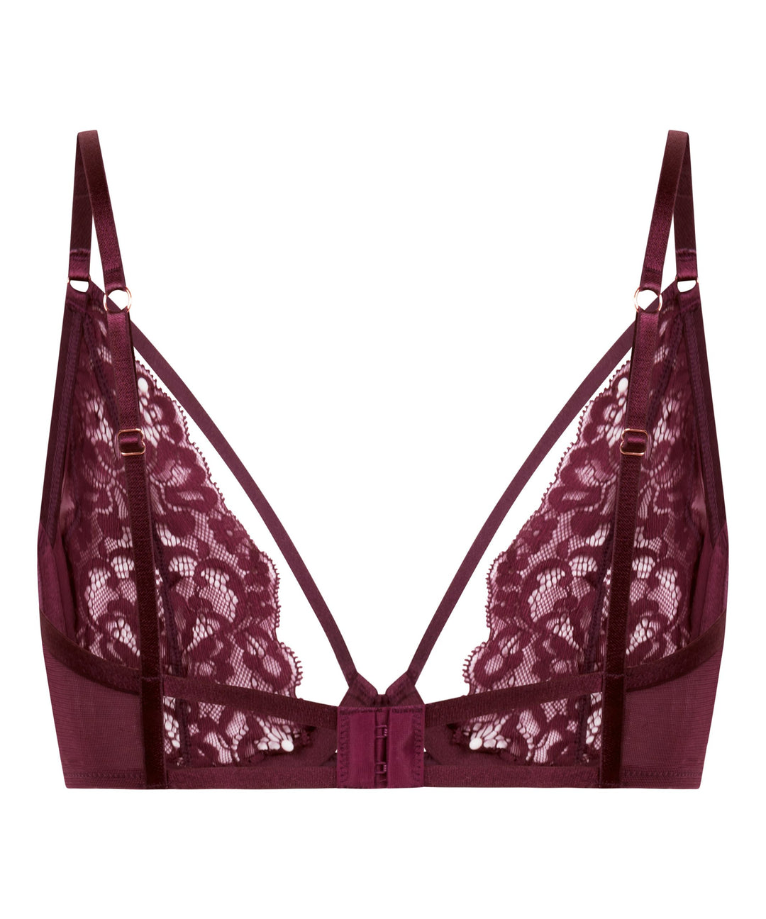 Cinnamon Non-Padded Underwired Bra - Zinfandel