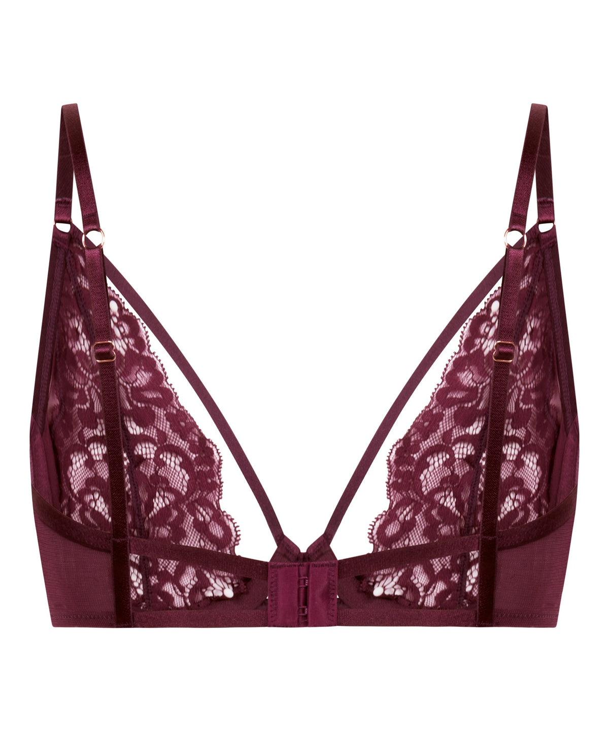 Cinnamon Non-Padded Underwired Bra - Zinfandel