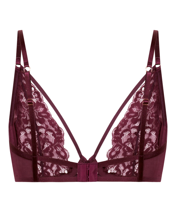 Cinnamon Non-Padded Underwired Bra - Zinfandel