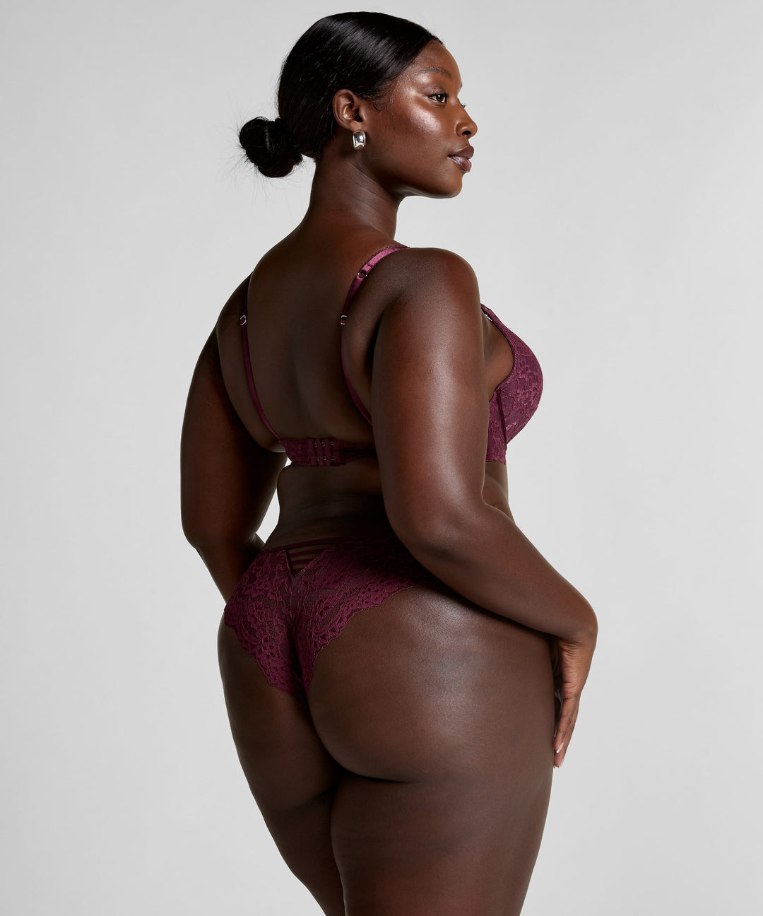 Isadora Padded Underwired Push-Up Bra - Zinfandel