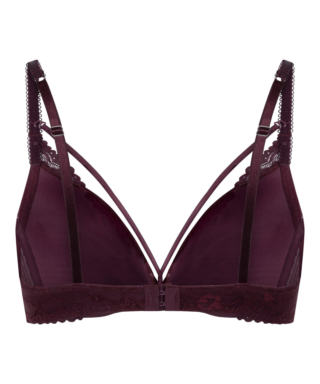 Isadora Padded Underwired Push-Up Bra - Zinfandel
