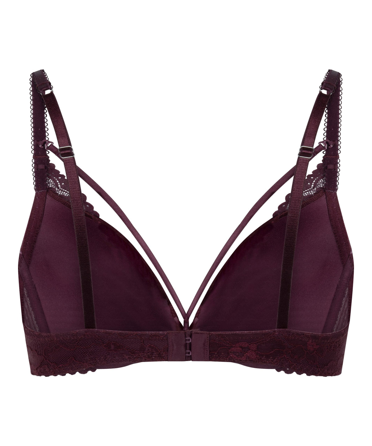 Isadora Padded Underwired Push-Up Bra - Zinfandel