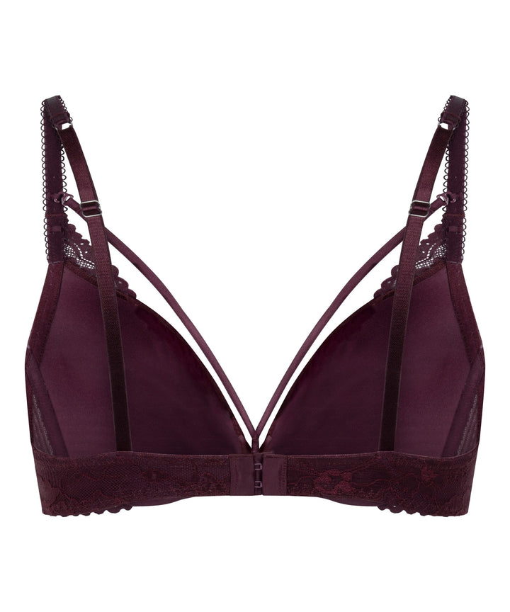 Isadora Padded Underwired Push-Up Bra - Zinfandel