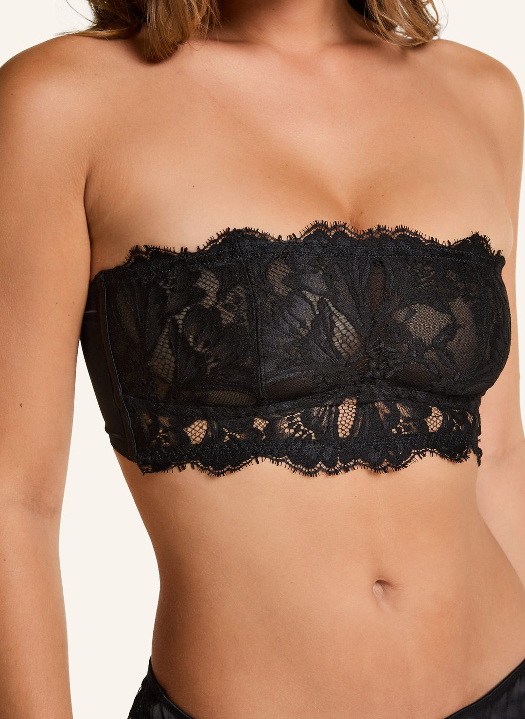 Grace Bralette - Caviar