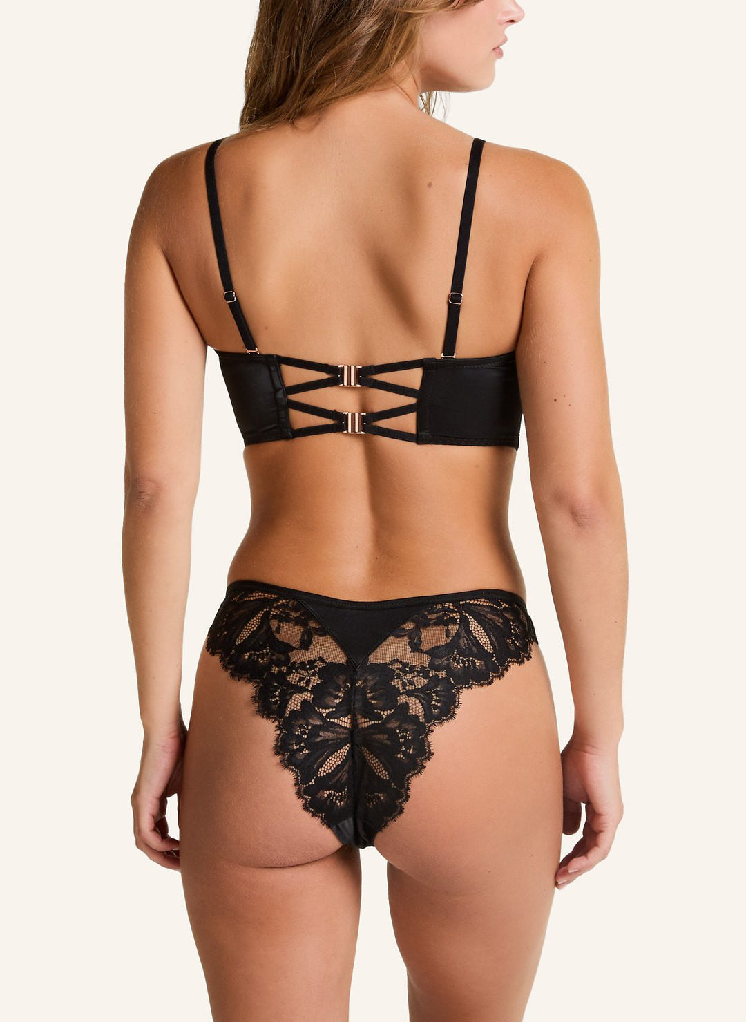 Grace Bralette - Caviar